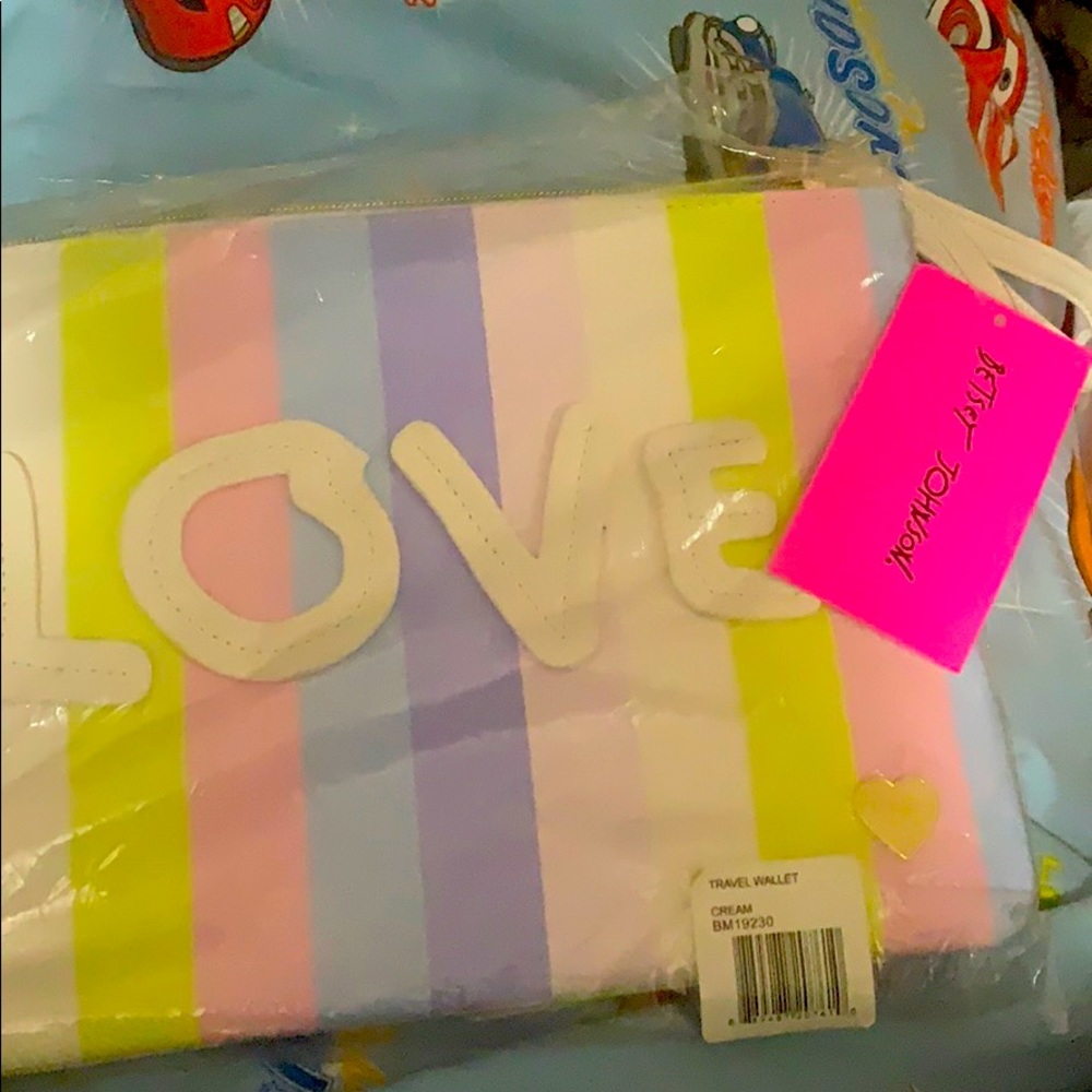 Betsy Johnson travel wallet brand new